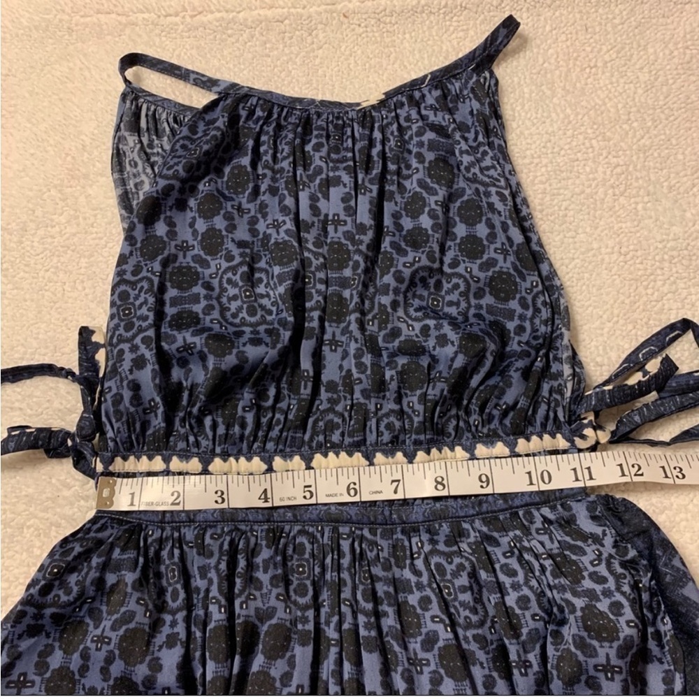 Free People Midsummer’s Day Tunic Blue Mini Dress Tank Top - Picture 9 of 13